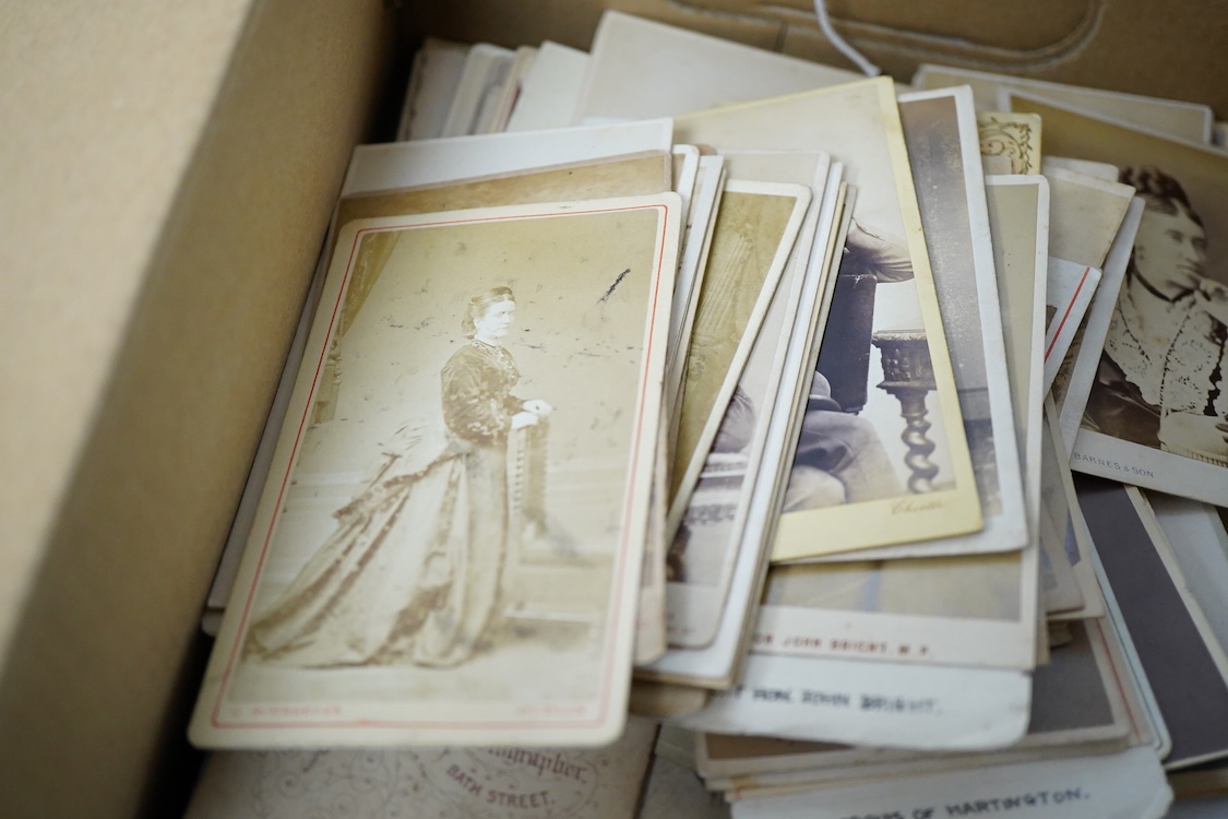 Collection of approximately three hundred and fifty Victorian Carte de Visites, mostly London photographers